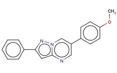 6-(4-METHOXYPHENYL)-2-PHENYLPYRAZOLO[1,5-A]PYRIMIDINE